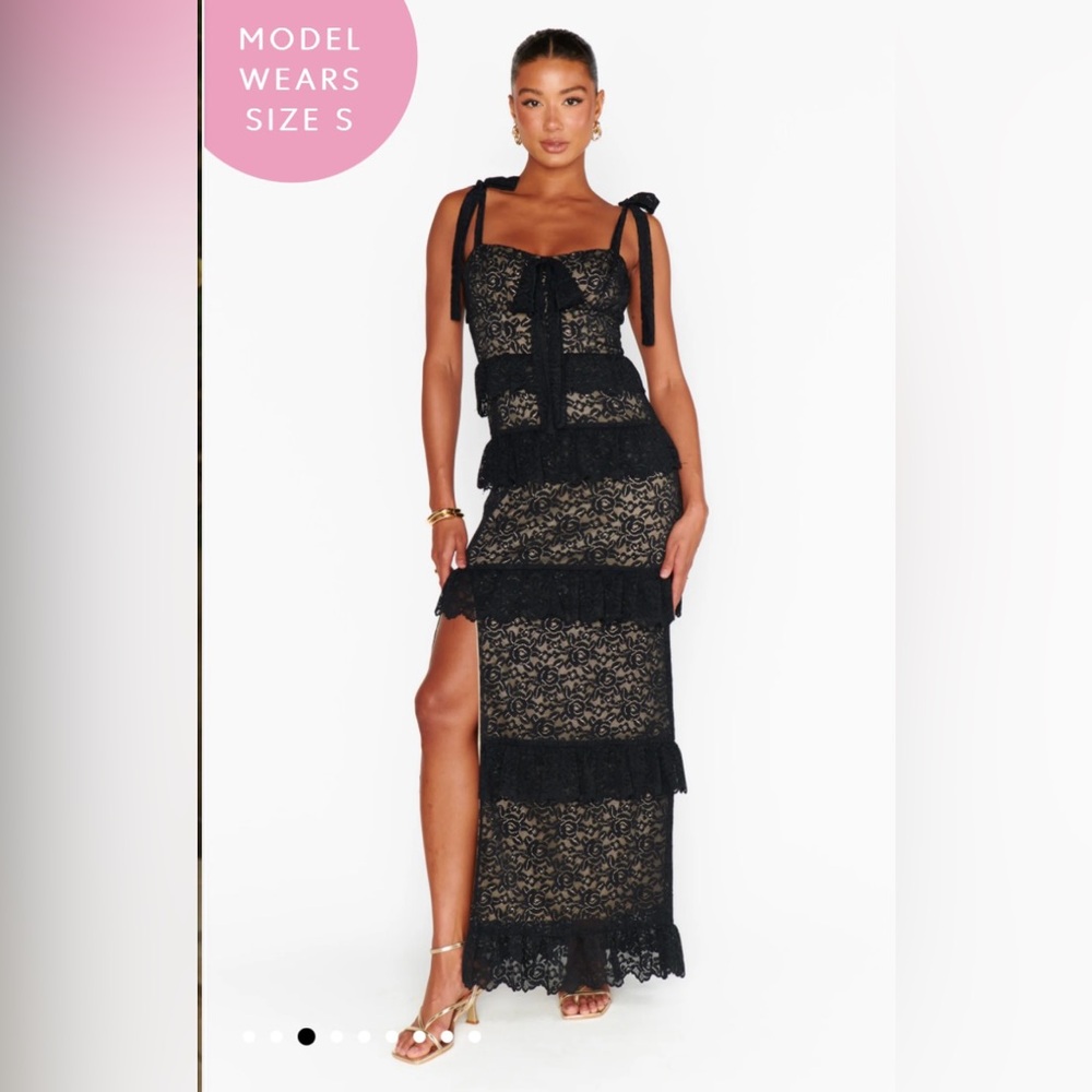 Show Me Your Mumu Monique Tie Maxi Dress - Size M